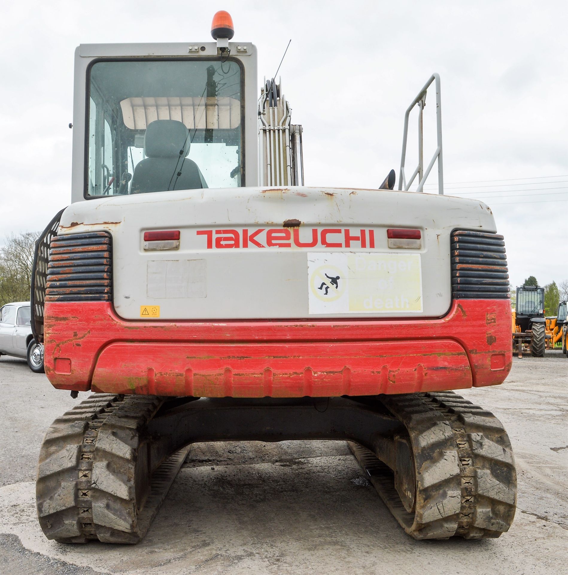 Takeuchi TB175 7.5 tonne rubber tracked excavator Year: 2010 S/N: 301657 Recorded Hours: Not - Image 6 of 11