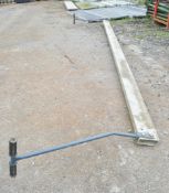 16 ft concrete tamping beam