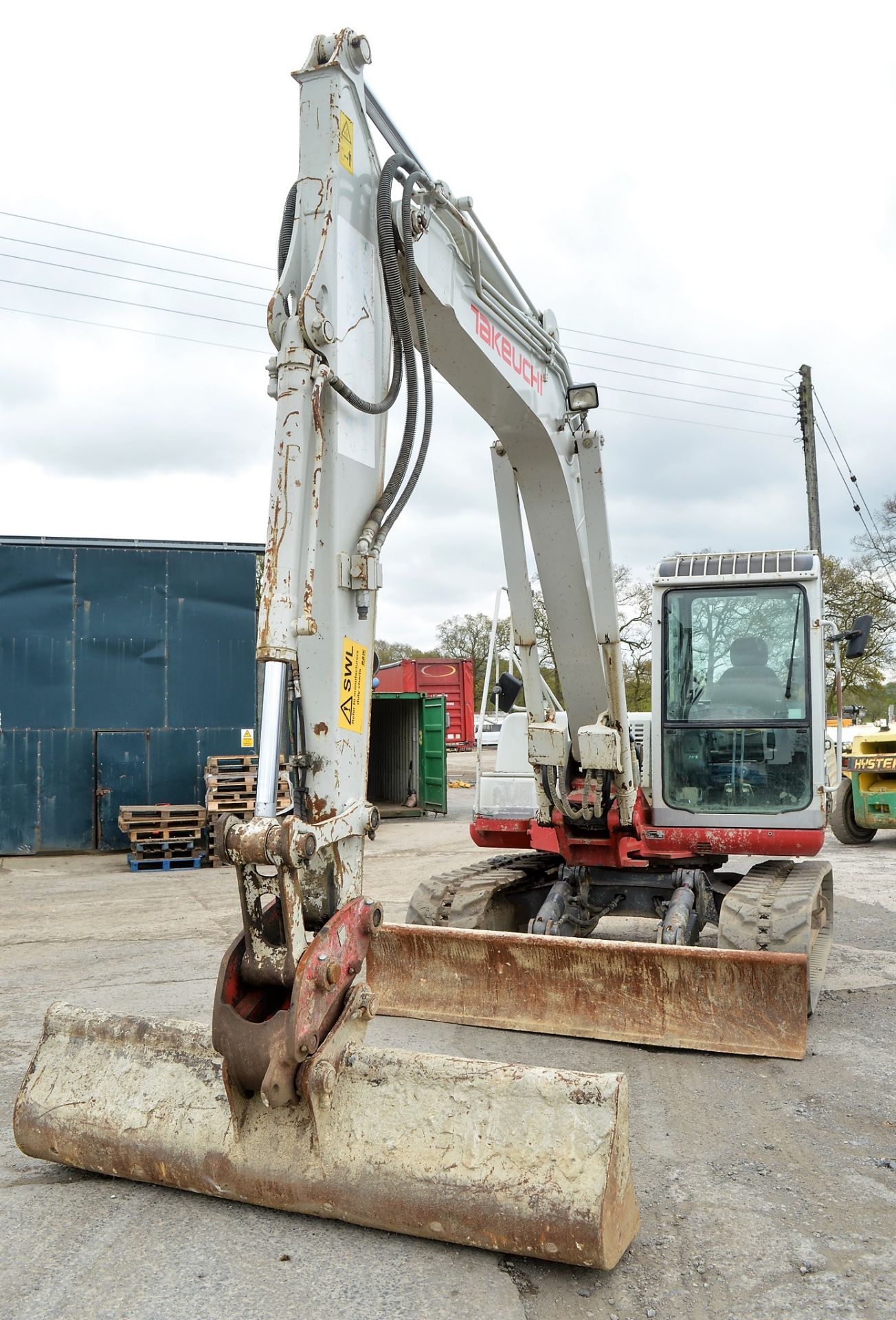 Takeuchi TB175 7.5 tonne rubber tracked excavator Year: 2010 S/N: 301657 Recorded Hours: Not - Image 5 of 11