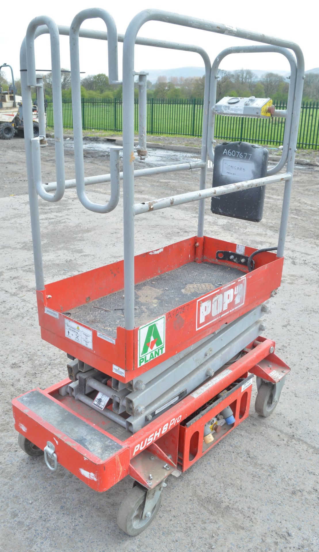 Pop Up Push 8 Pro battery electric scissor lift access platform  Year:  S/N:  A607677 - Image 2 of 2