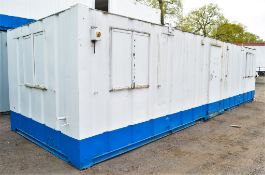 32 ft x 9 ft steel anti vandal office site unit ** No keys & locked ** A258579