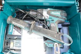 Makita 18v cordless power drill c/w charger & carry case **No battery** A723060
