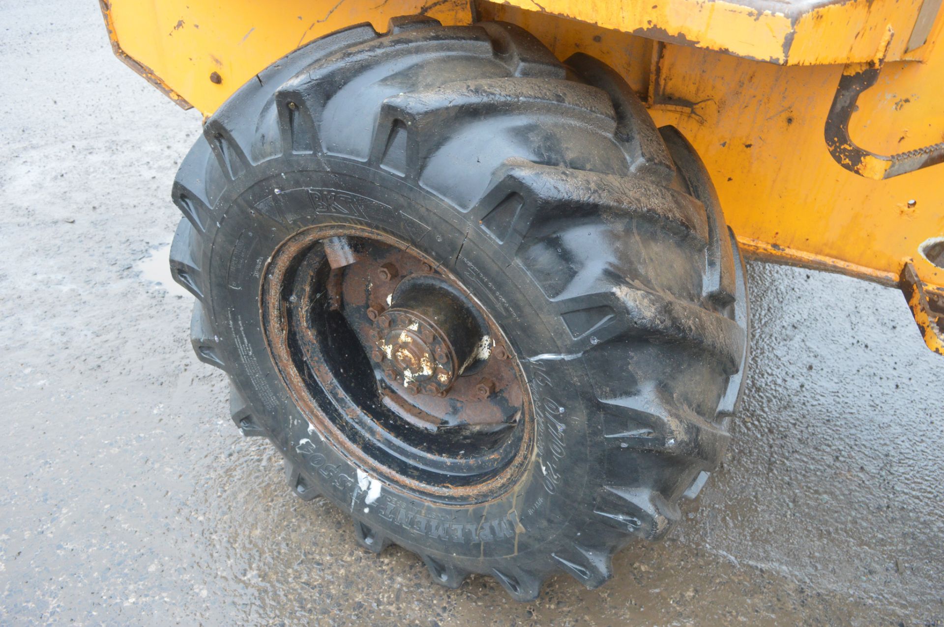 Benford Terex 6 tonne straight skip dumper Year: 2004 S/N: E403EM024 Recorded Hours: Clock blank - Image 7 of 11