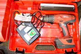 Hilti SFH 22-A cordless hammer drill c/w battery, charger & carry case A694806