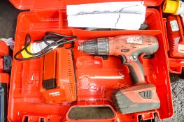 Hilti SFH 22-A cordless hammer drill c/w battery, charger & carry case A694809