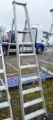 8 tread aluminium step ladder A719763