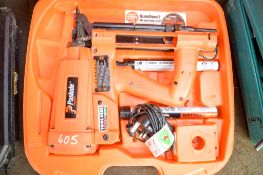 Paslode cordless nail gun c/w battery, charger & carry case A685386