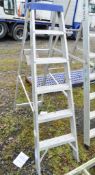 Aluminium 6 tread step ladder A621709