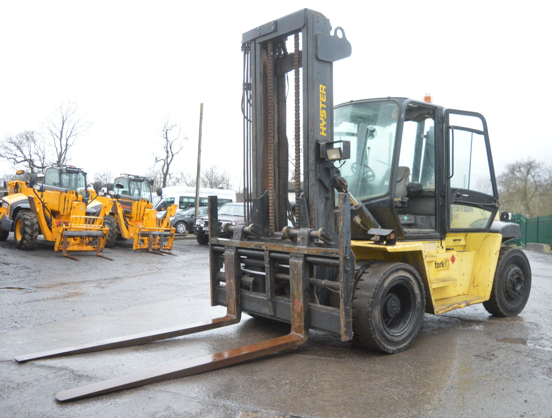 Hyster H12.00 XM 12 tonne fork lift truck Year: 2006 S/N: G007E02911D Recorded hours: 5244