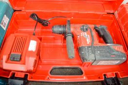 Hilti TE6-A36 cordless SDS hammer drill c/w battery, charger & carry case E60754H