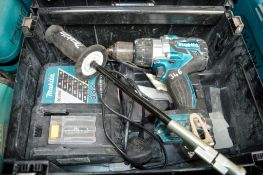 Makita 18v cordless power drill c/w charger & carry case **No battery** A696813