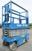 Genie GS1932 19ft battery electric scissor lift access platform Year: 2008 S/N: C286 Recorded Hours: