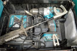 Makita 18v cordless power drill c/w charger & carry case **No battery** A696806