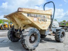 Benford Terex PT6AWS 6 tonne all wheel steer straight skip dumper Year: 2008 S/N: E801MJ005 Recorded