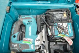Makita 18v cordless jigsaw c/w charger & carry case **No battery** A660832