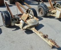 Pedestrian roller trailer