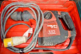 Hilti TE300 110v SDS hammer drill c/w carry case A618106