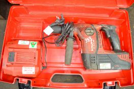 Hilti TE6-A36 cordless SDS hammer drill c/w battery, charger & carry case E60525H