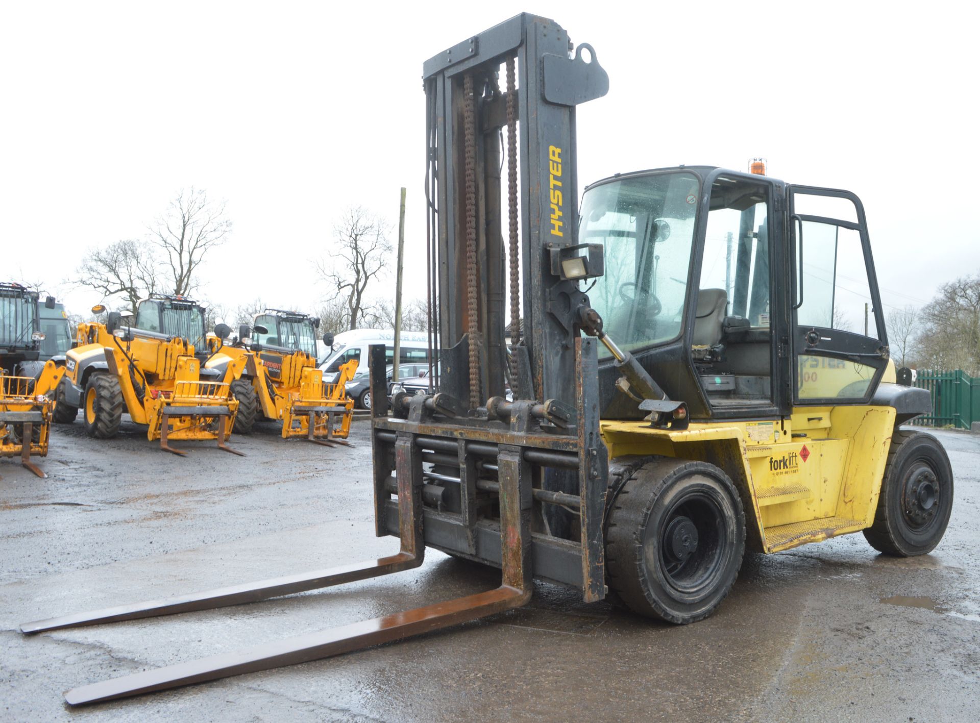 Hyster H12.00 XM 12 tonne fork lift truck Year: 2006 S/N: G007E02911D Recorded hours: 5244 - Image 5 of 10