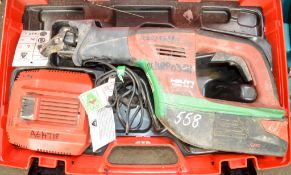 Hilti WSR 36-A cordless reciprocating saw c/w charger, battery & carry case BEBRP035H