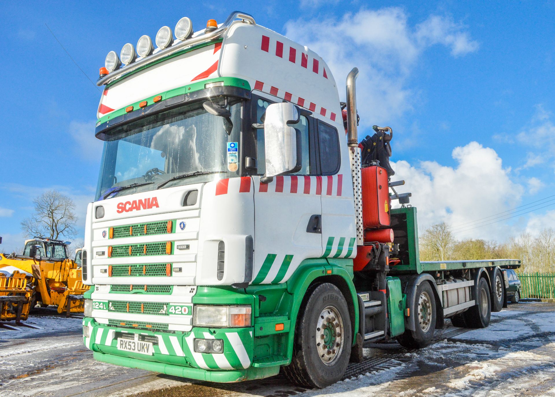 Scania 124 420 Classic Topline 32 tonne crane lorry Registration Number: RX53 UKV Date of - Image 9 of 16