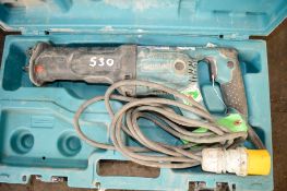 Makita 110v reciprocating saw c/w carry case A755207