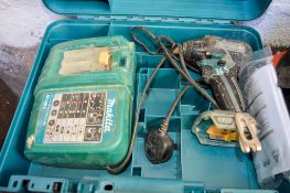 Makita 18v cordless screwgun c/w charger & carry case **No battery** A691095