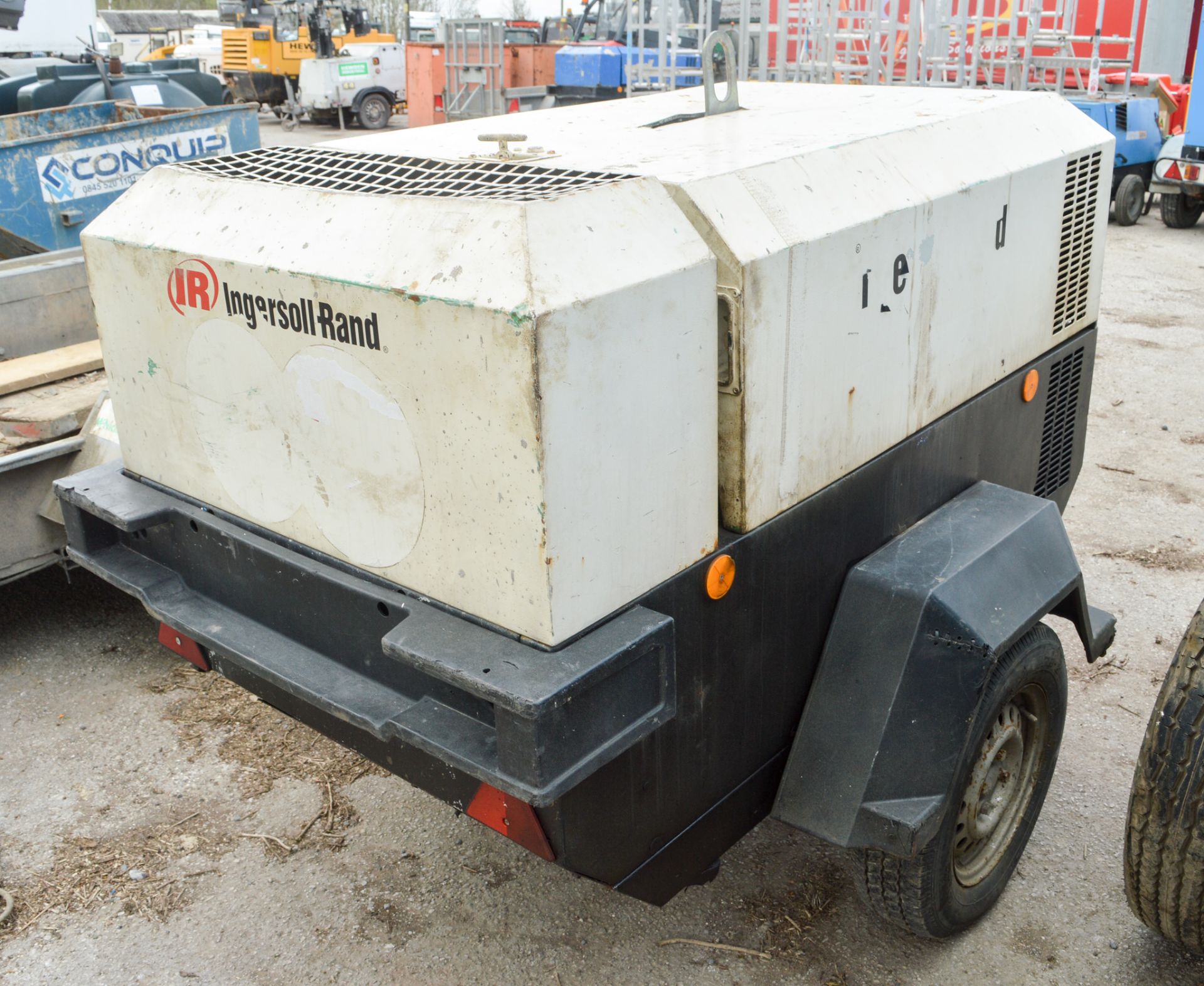 Doosan 741 diesel driven air compressor Year: 2008 S/N: 425683 Recorded Hours: 1583 - Image 2 of 3