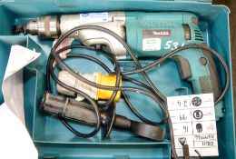 Makita 110v power drill c/w carry case A699966