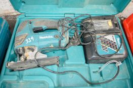 Makita 18v cordless jigsaw c/w charger & carry case **No battery** A636410