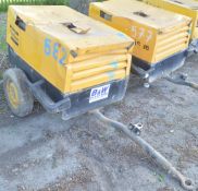 Atlas Copco diesel driven fast tow air compressor Recorded hours: 964 582