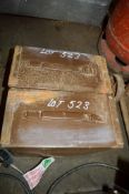 2 - steel ammunition boxes Ex MOD