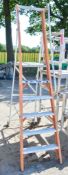 Clow 6 tread aluminium step ladder A741468