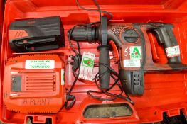 Hilti TE6 36v cordless SDS rotary hammer drill c/w battery, charger & carry case A628423