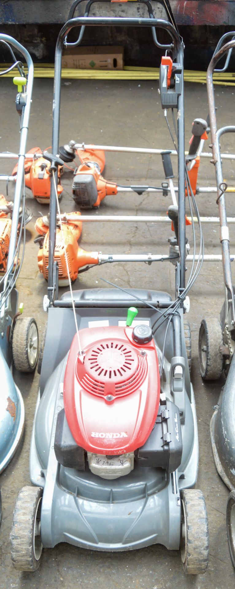 Honda HRX476 petrol driven rotary lawn mower