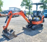 Kubota KX015-4 1.5 tonne rubber tracked mini excavator Year: 2015 S/N: 58829 Recorded Hours: 1106