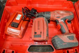 Hilti SFH 22-A cordless power drill c/w 2 batteries, charger & carry case A703537