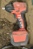 Hilti 1/2 inch drive cordless impact wrench c/w battery ** No charger ** 6298