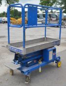 Power Tower PTE51 battery electric scissor lift access platform  Year: 2008 S/N: 6233708A HYP101