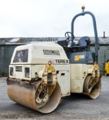 Benford Terex TV1200 double drum ride on roller Year: 2008 S/N: E801CD033 Recorded Hours: 1302