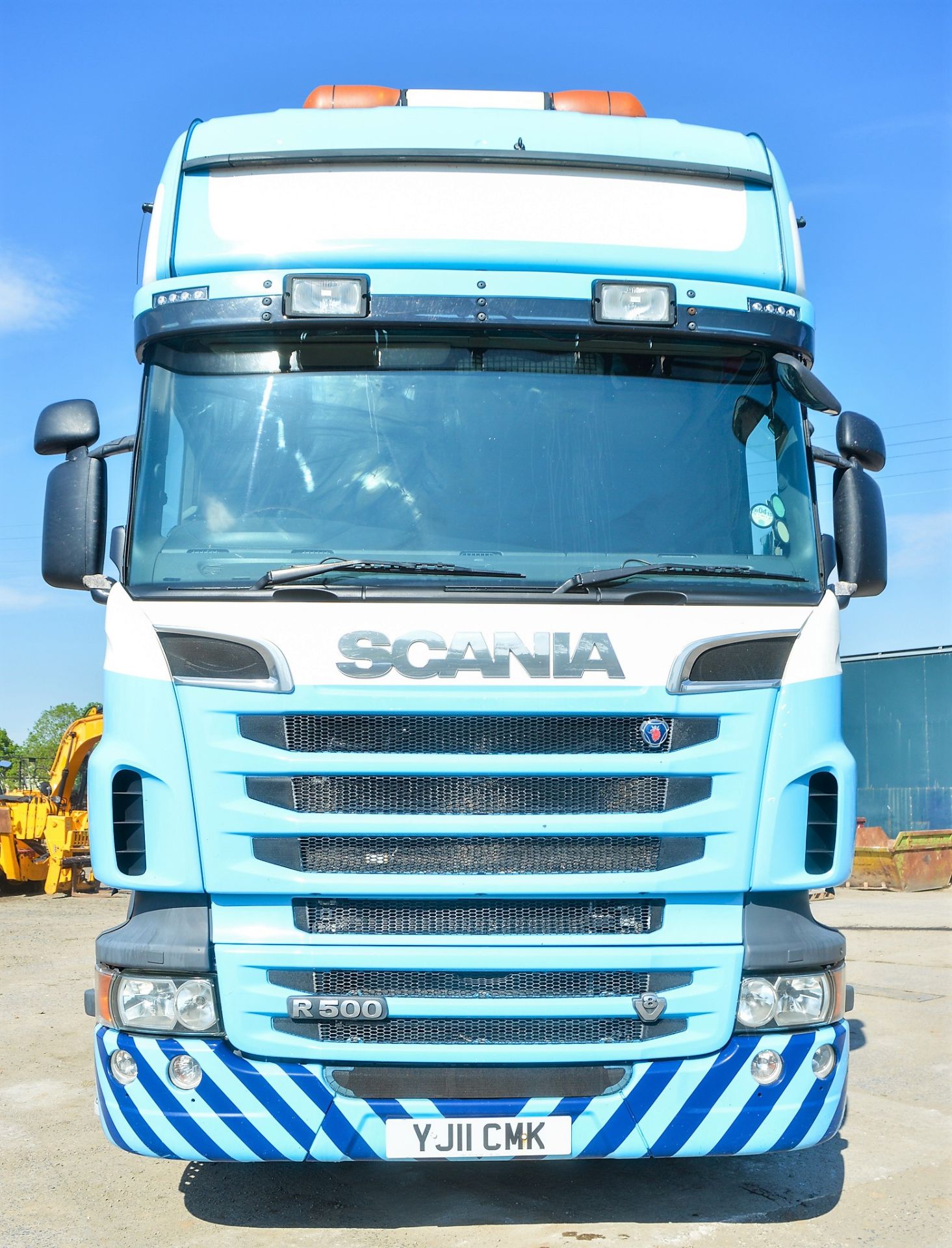 Scania R500 V8 6 x 2 crane tractor unit Registration Number: YJ11 CMK Date of Registration: 06/05/ - Image 5 of 17
