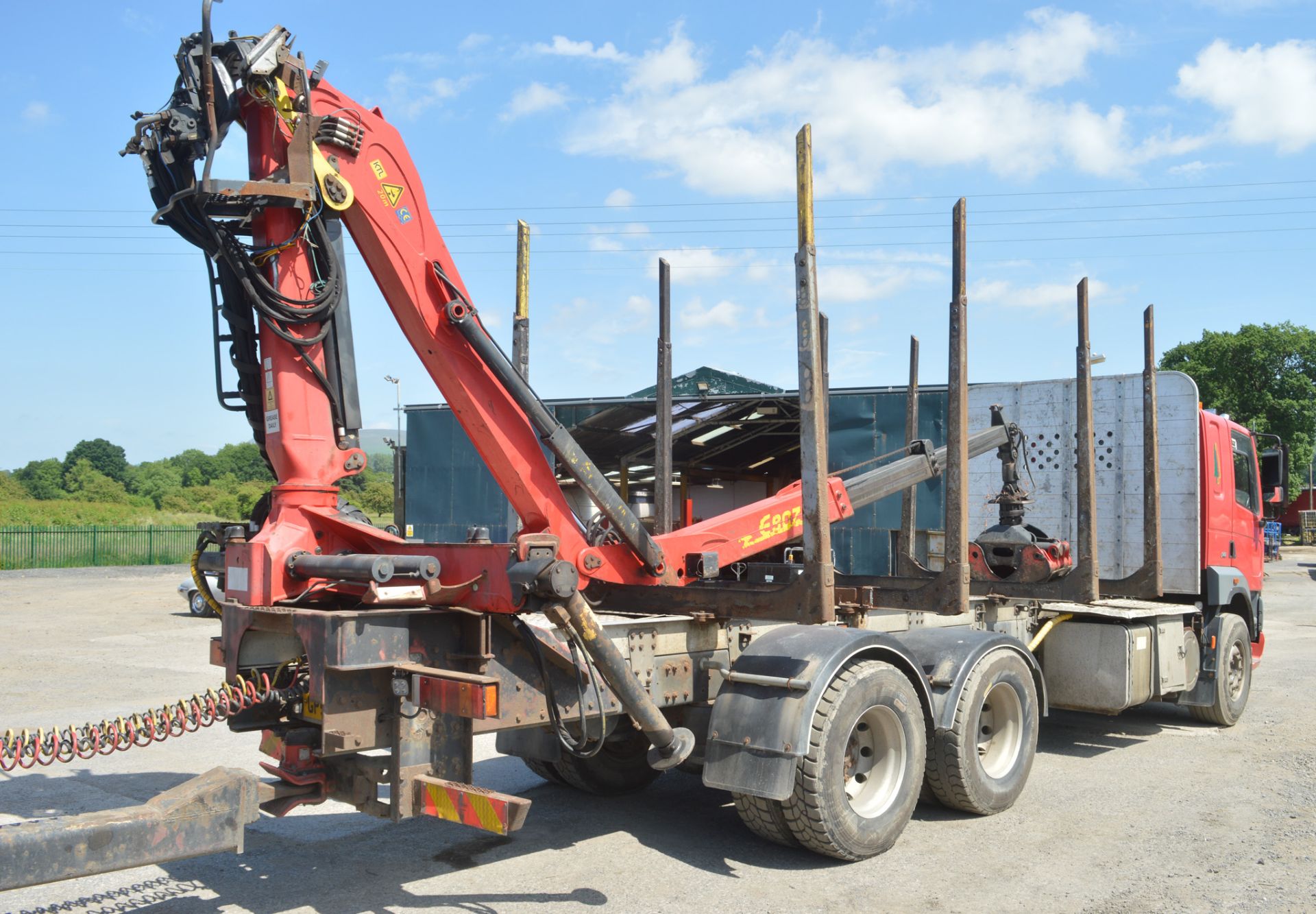 Foden 450 6 wheel crane timber lorry  Registration number: GP56 LHS  Year: 2006 MOT:  Recorded k/ms: - Image 7 of 13