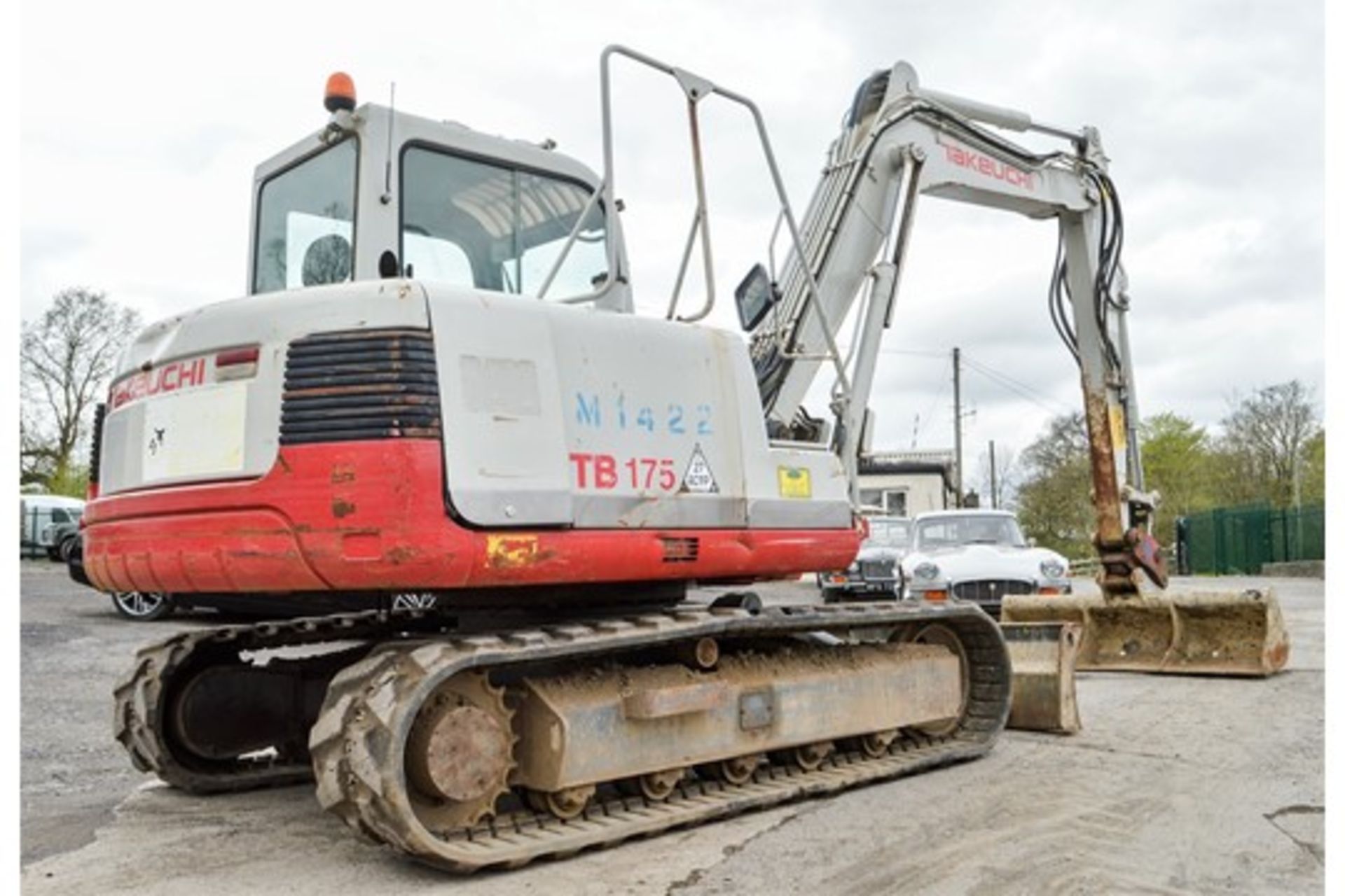 Takeuchi TB175 7.5 tonne rubber tracked excavator Year: 2010 S/N: 301657 Recorded Hours: Not - Image 3 of 11