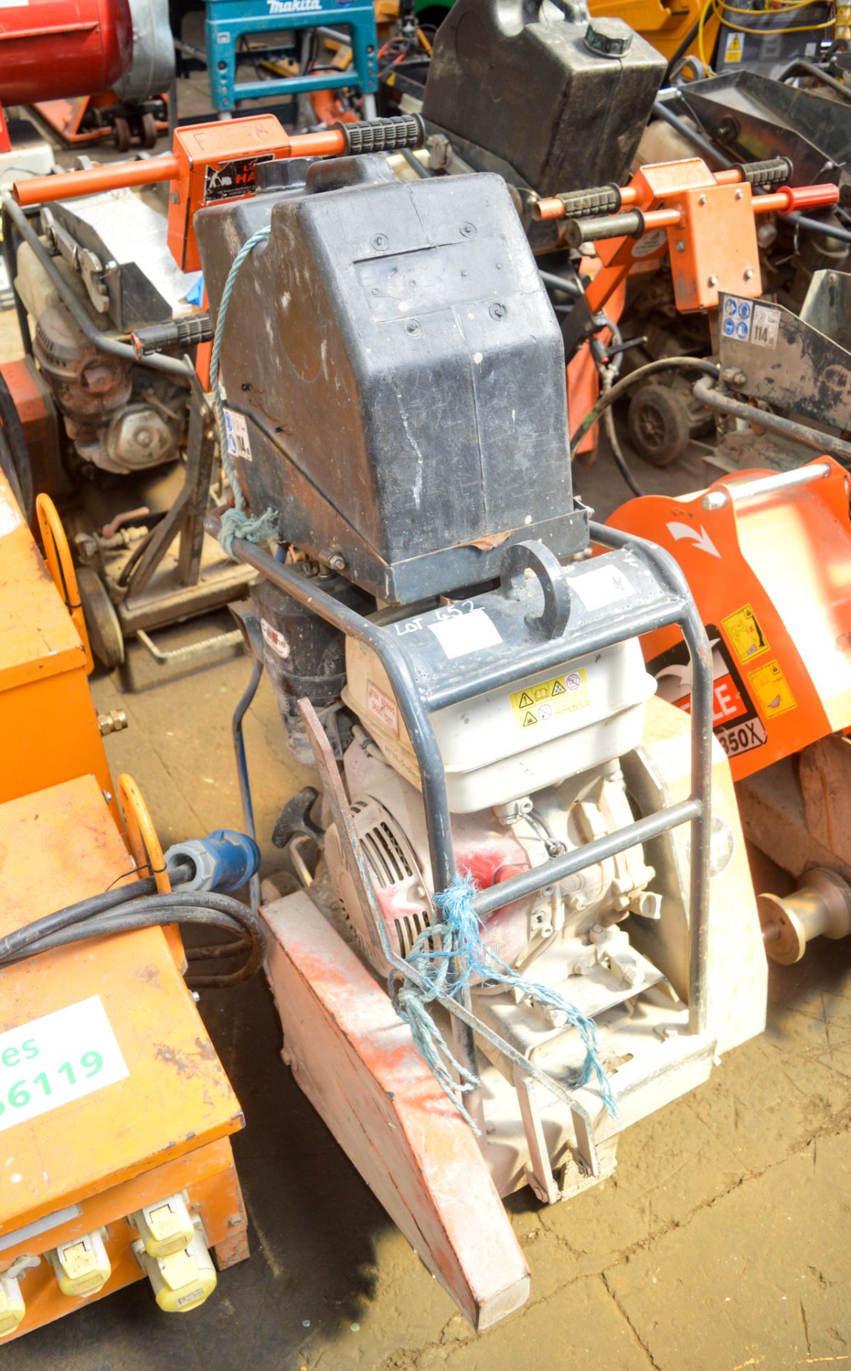 Belle petrol driven road saw F2555