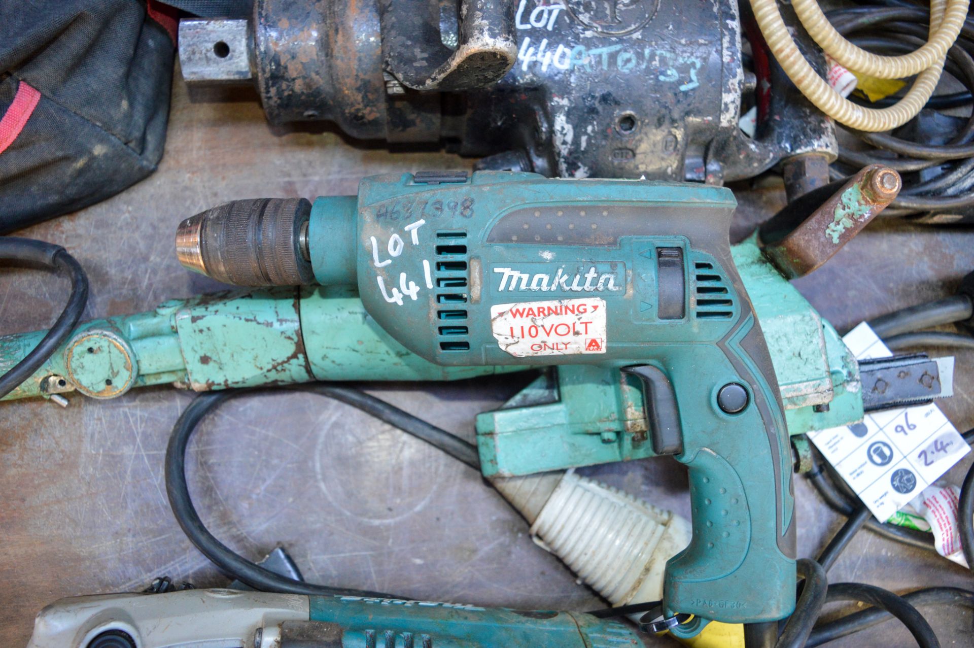 Makita 1190v power drill ** Cord cut off ** A631398