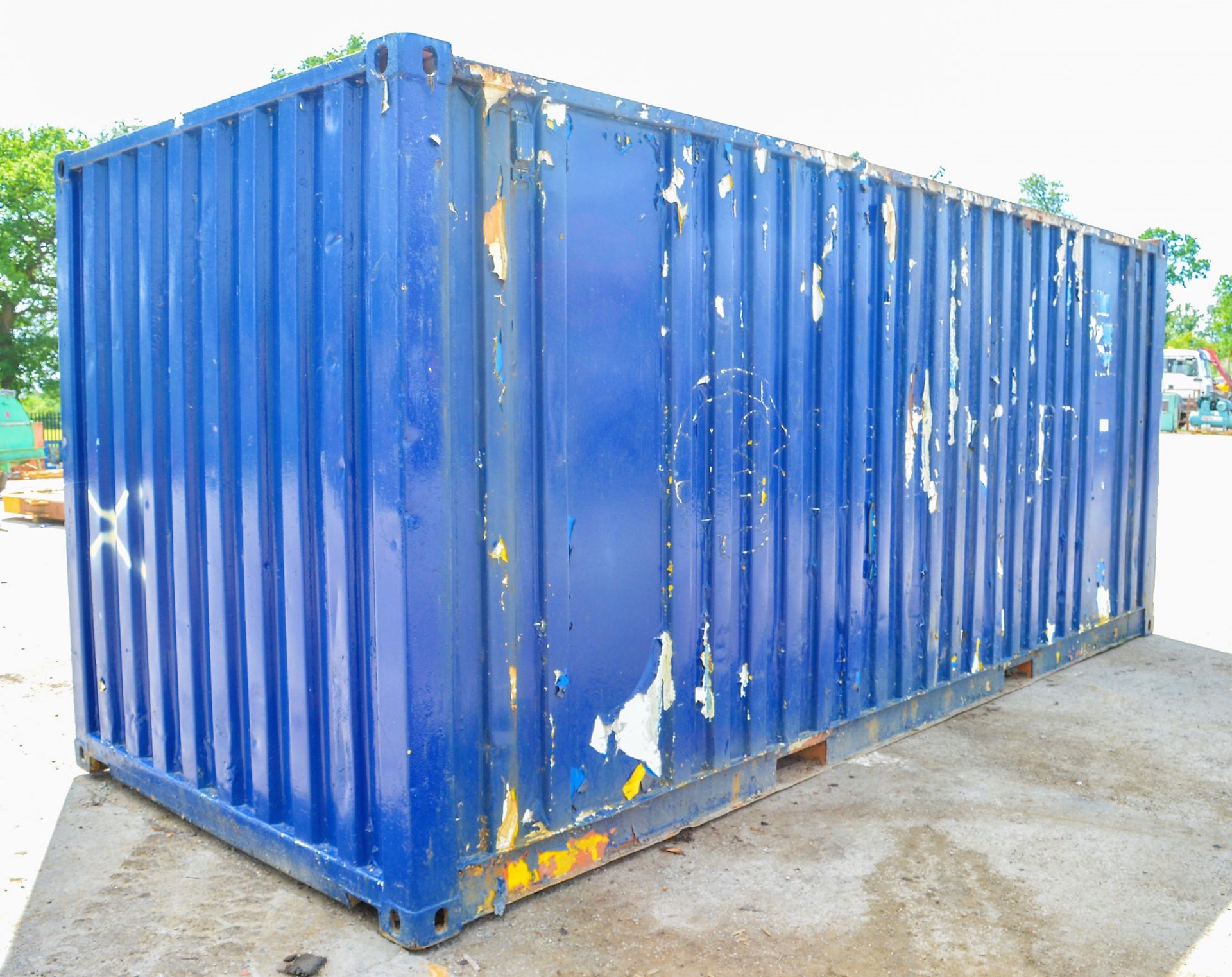 20 ft x 8 ft steel shipping container ** No keys, but unlocked ** X (Yellow) BC - Image 3 of 5