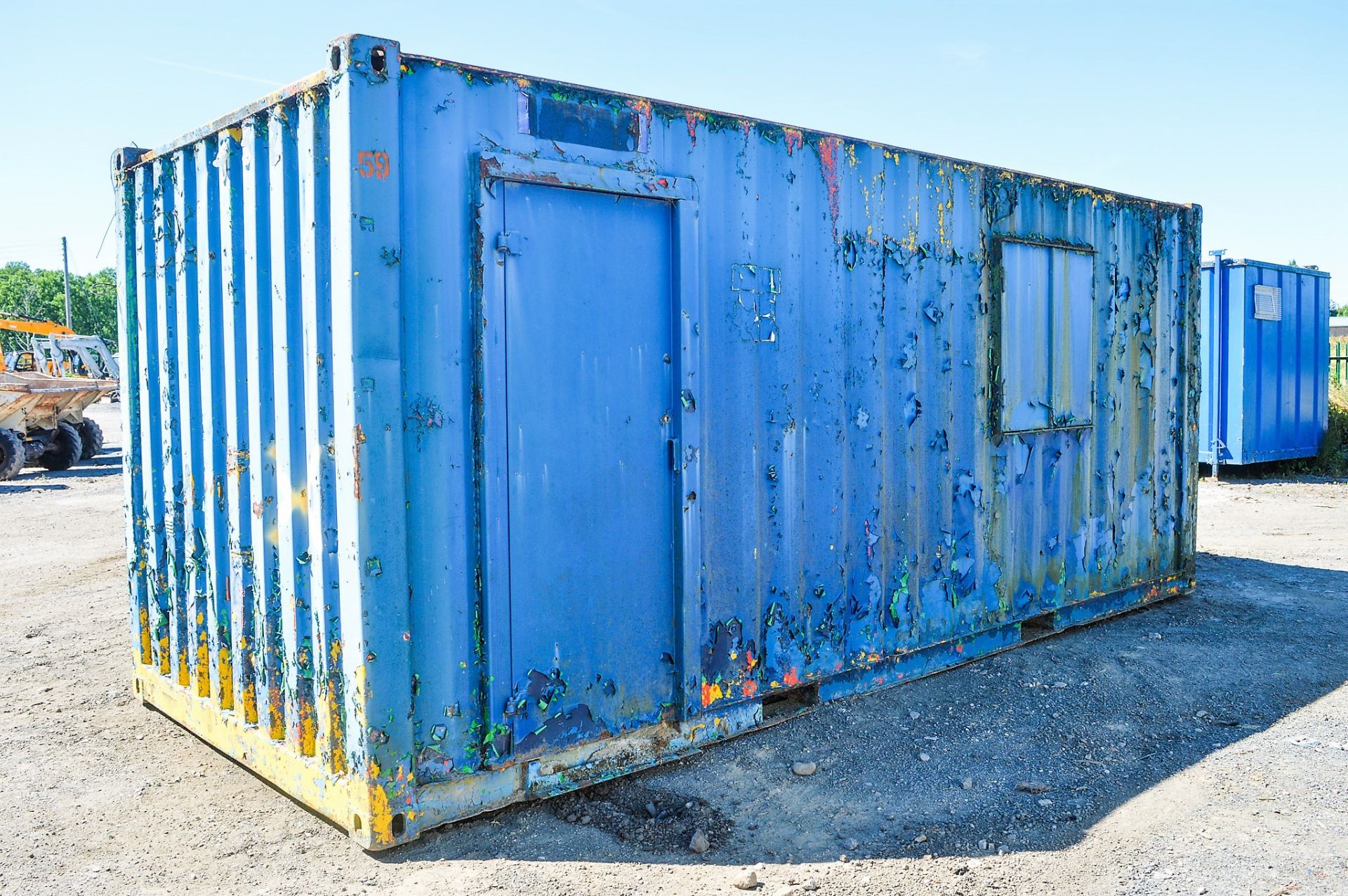 20 ft x 8 ft steel office unit (converted shipping container) BC