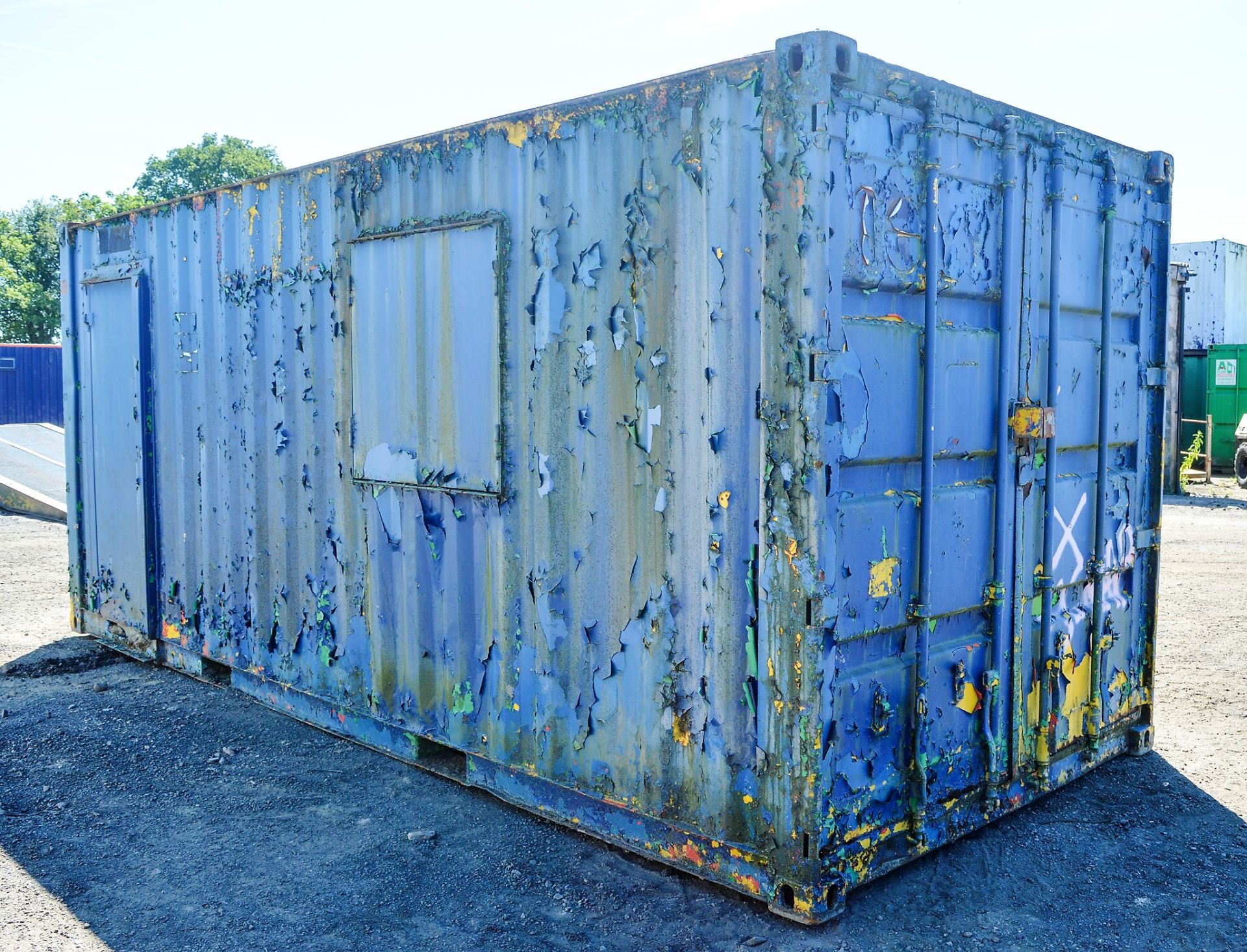 20 ft x 8 ft steel office unit (converted shipping container) BC - Image 3 of 6