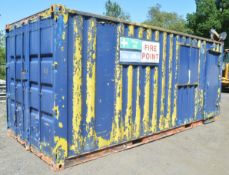 20 ft x 8 ft steel office site unit (converted shipping container) ** No keys but unlocked ** 93 BC