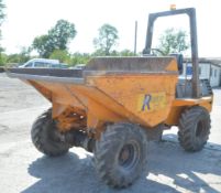 Benford Terex PT3000 3 tonne straight skip dumper  Year:  S/N: EY07AR267 Recorded hours: 803 P2077